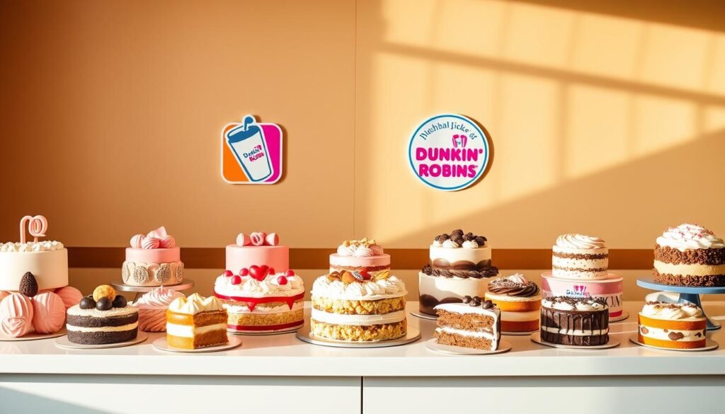 dunkin baskin robbins cake menu