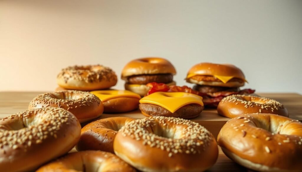 variety of McDonald's breakfast bagel varieties variety of McDonald's breakfast bagel varieties